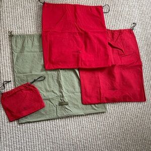 Valentino Garavani Red and Green Dust Bags